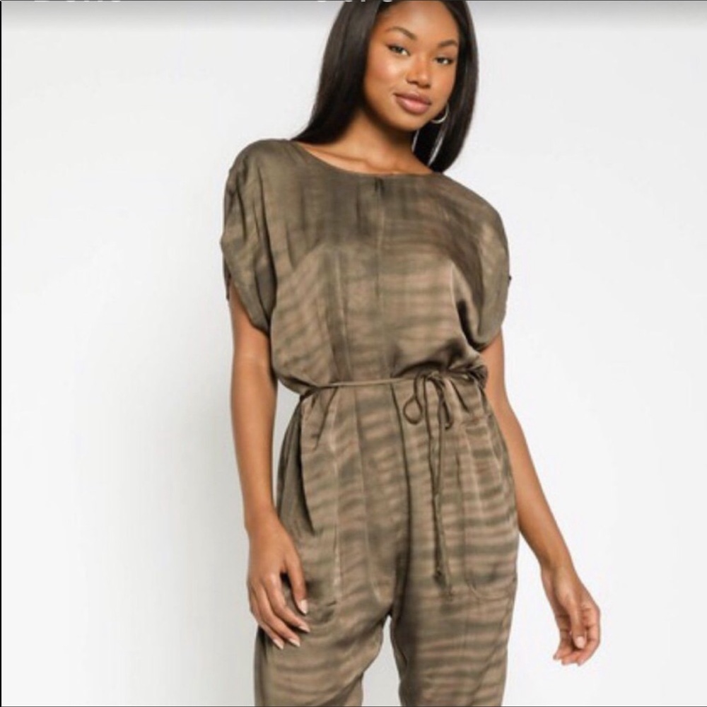 COPY - NWT! Tie Dye Tiger Stripe Jumpsuit